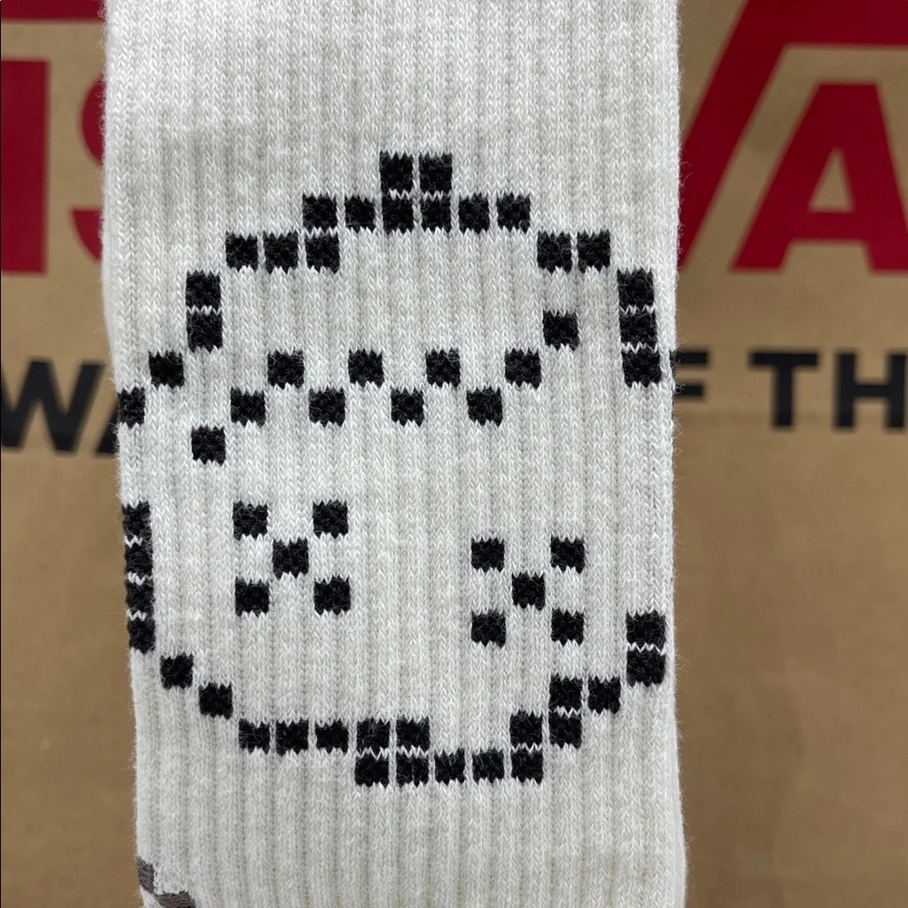 Vans Designer Logo Sport Skater Surfer Crew Cut Socks Vans Skate Clay (1 pair)